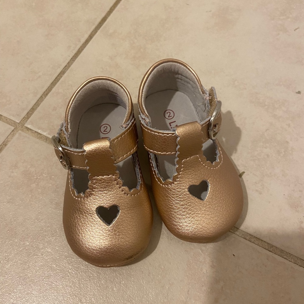 Rose Gold Baby Shoes